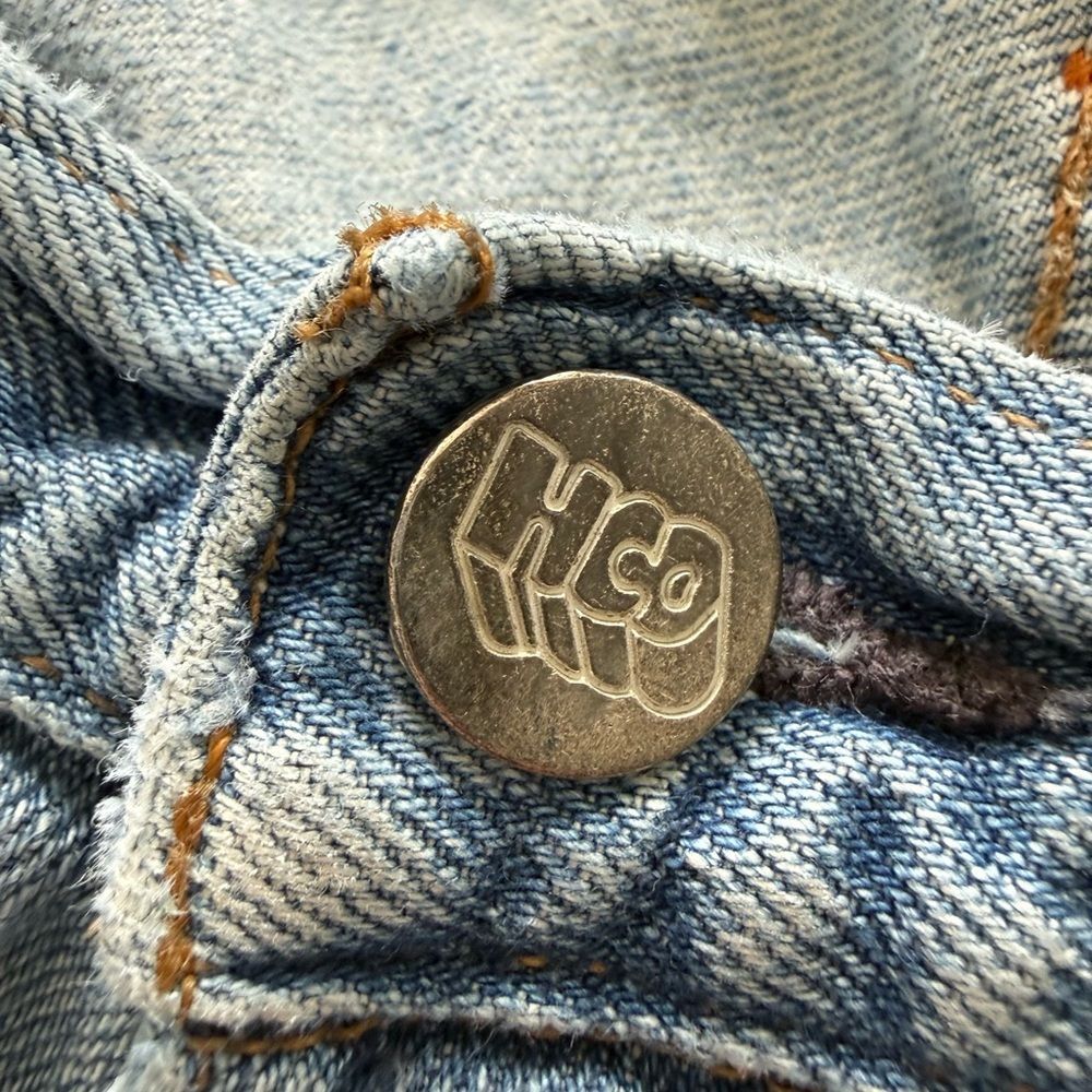 Hollister Men's Light Blue Distressed Jeans Y2K - Picture 3 of 11